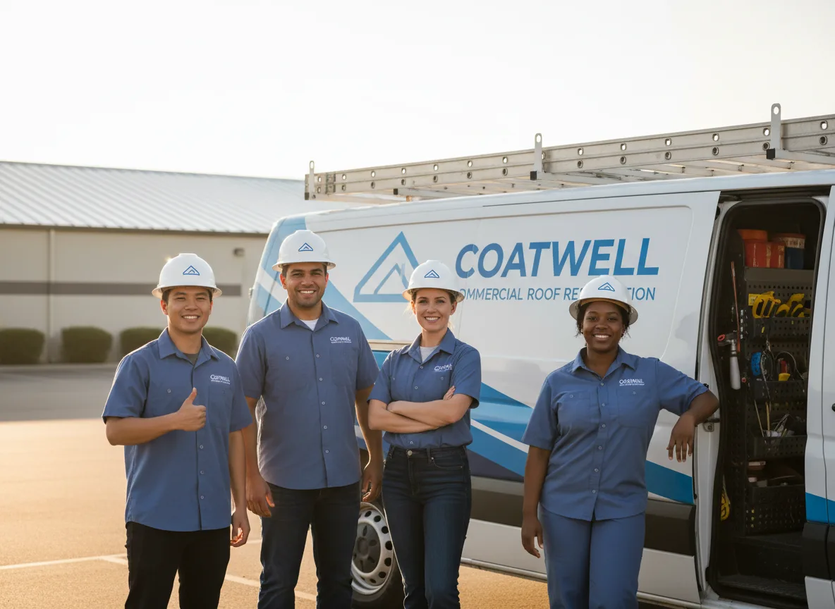 Commercial roof coating company in Marilla, NY